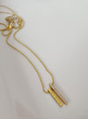 Gold Bar 18k Gold Plated Necklace