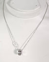 Silver Disk Necklace