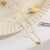3D Heart Necklace | Stainless Steel | Water Proof | Gold Plated
