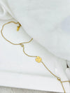 Zircon Flower Link Hand Chain