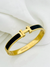 Brand Inspired Gold Plated Bangle