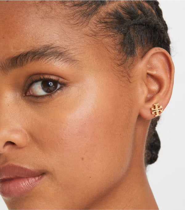 Stainless Steel Brand Inspired Stud Earrings