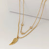 Zircon Wings Necklace