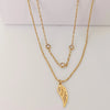 Zircon Wings Necklace