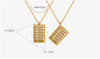 Counting Grace Necklace,Implant Grade Titanium Waterproof, Non Tarnish