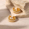 Bold Luxe 18k Gold Hoop Earrings