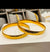Brand inspired 21 karat gold plated stainless (kara) bangles