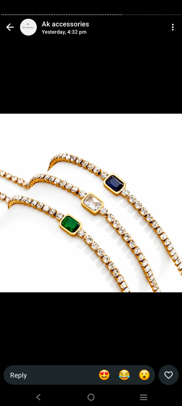 Zirconia Tennis Bracelet