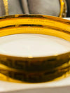 Brand inspired 21 karat gold plated stainless (kara) bangles