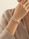 Crystal Wrap Stainless Bracelet