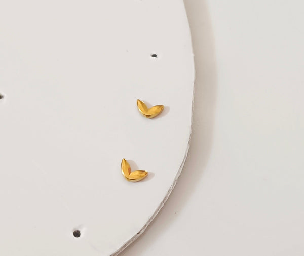 Leaves Stud and Nose Ring