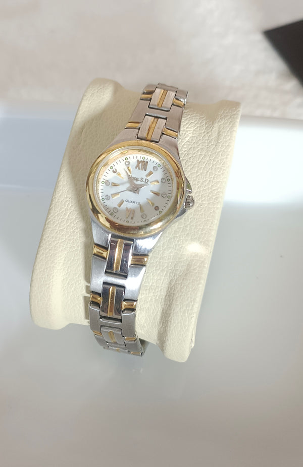 Two Tone Watch ( Water resistant)