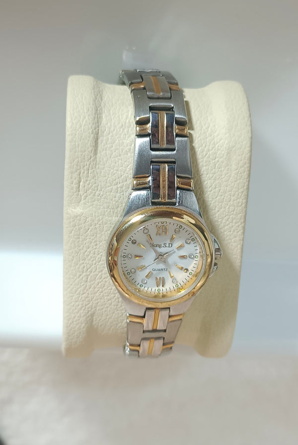 Two Tone Watch ( Water resistant)
