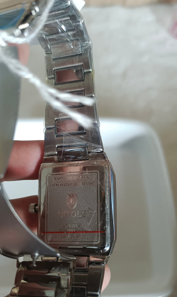 CITOLE Sapphire Silver Couple Watch