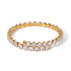 Crystal Wrap Stainless Bracelet