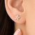 Daisy Zircon Ear Stud and Nose Pin