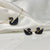 Stainless Steel Swan Earring and Necklace Set