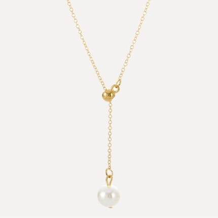 Adjustable Pearl Drop Pendant