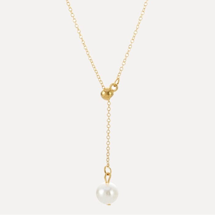 Adjustable Pearl Drop Pendant