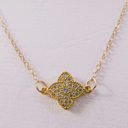 Princess Flower Chain Pendant Necklace