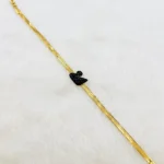 Imported Black Swan Golden Snake Chain Bracelet