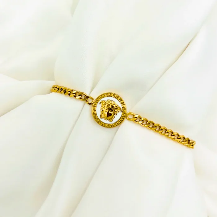 Bright Desire Mudusa Golden Chain Bracelet