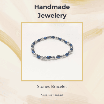 Beautiful Handmade Crystal Stone Beads Bracelet