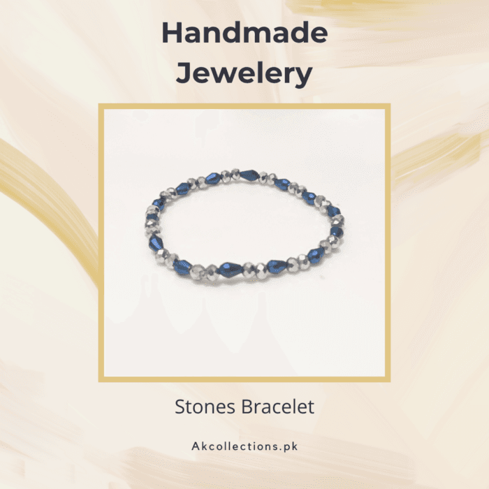 Beautiful Handmade Crystal Stone Beads Bracelet