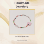 Summer Colored Heart & Butterfly Beaded Bracelet