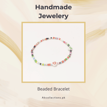 Summer Colored Heart Beaded Bracelet