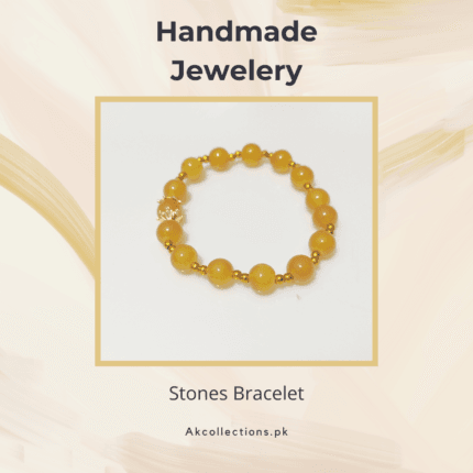 Bohemian Glass Crystal Stones Bracelet (High quality marble stones)