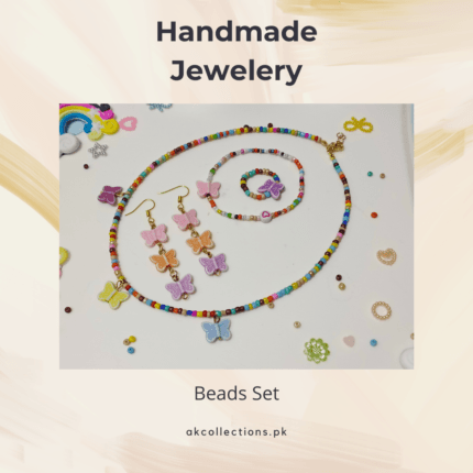 Stylish Handmade Beads Necklace Set 4pcs