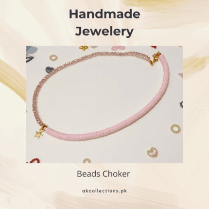 Handmade Adjustable Crystal Beads Choker