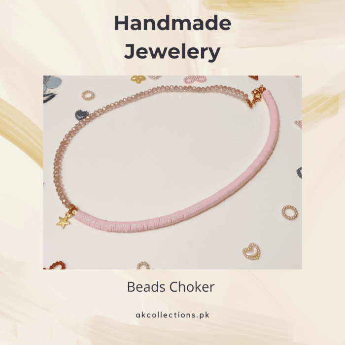 Handmade Adjustable Crystal Beads Choker