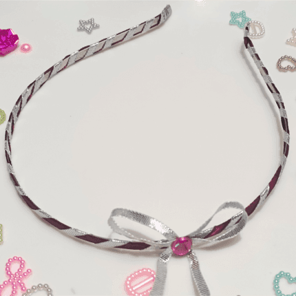 Handmade Ribbon Bow Hairband For Girls