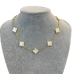 Charm Bracelets Newest Fashion Pendant Necklace 4/four Leaf Clover Designer Jewelry Women Chain Necklaces Wedding Gift