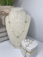 Luxury Designer Clover Combo Deal (White)