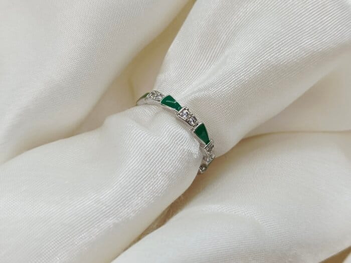 Dazzling Sterling Silver Ring