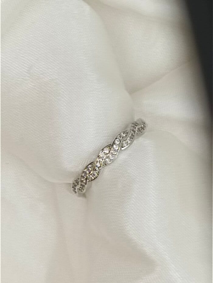 Lux Twist Sterling Silver Ring