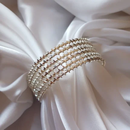 Trendy Silver Bangles