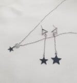Beautiful Star Pendant and Earrings