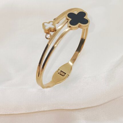 Premium Stainless Steel Double Clover Handcuff