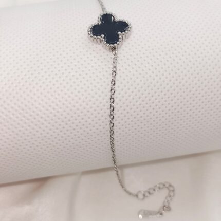 Stainless Steel Silver Clover