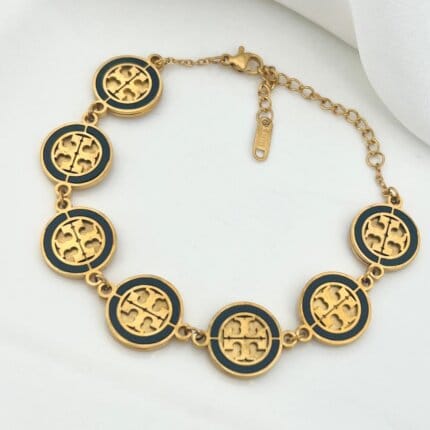Beautiful Stainless Steel Brand Inspired Tory Bracelet