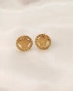 Stainless Steel Brand Inspired Ear Studs