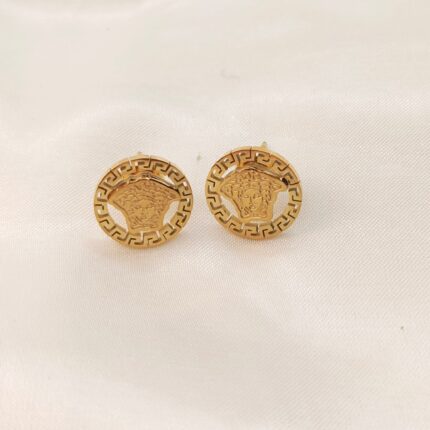 Stainless Steel Brand Inspired Ear Studs