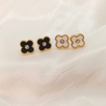 Stainless Steel Clover Stone