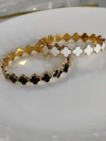 Premium Clover Loop Stainless Bangle