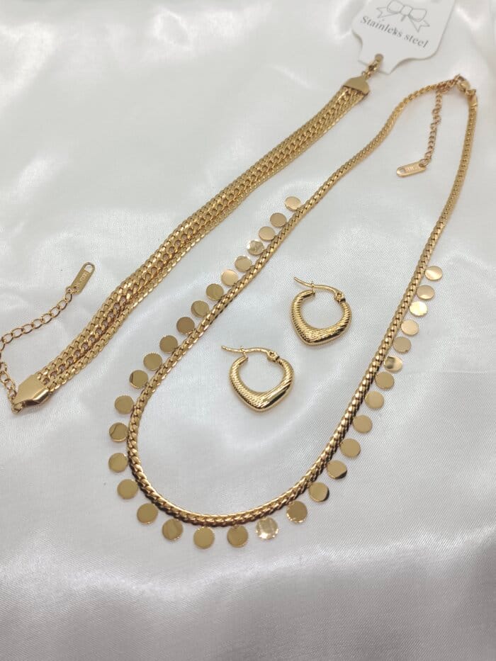 Premium Stainless Steel 18kgold Combo Deal