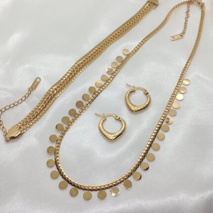 Premium Stainless Steel 18kgold Combo Deal
